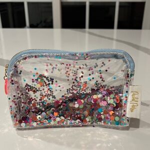 Francesca’s /Packed Party Confetti Zipper Cosmetic Bag - Multicolor…5x7 Inches..